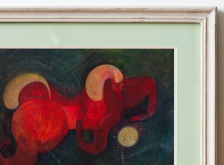 Original Abstract Horse Painting by Hanieh Ghashghaei