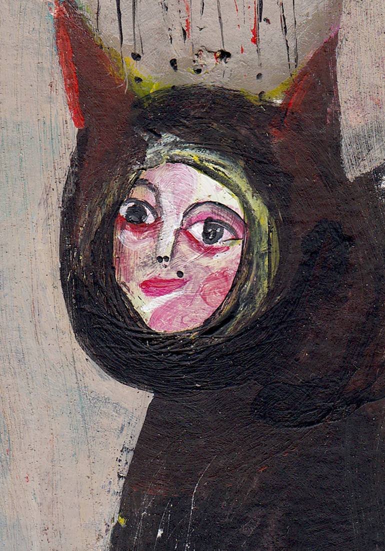 Original Figurative Animal Painting by Hanieh Ghashghaei