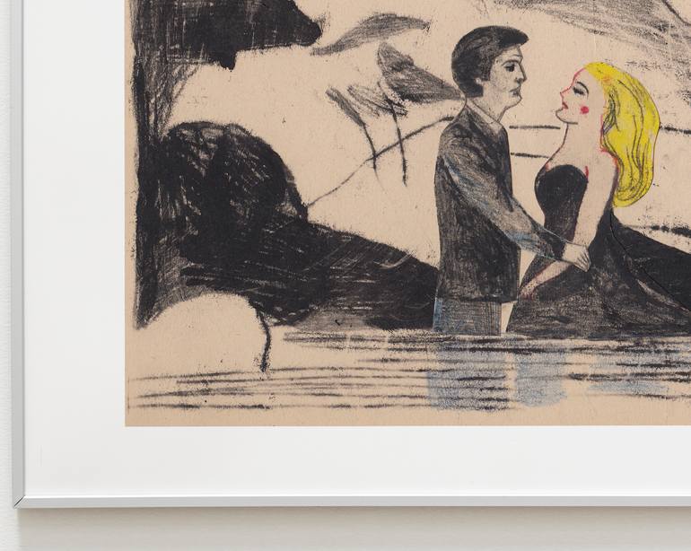 Original Illustration Cinema Painting by Hanieh Ghashghaei