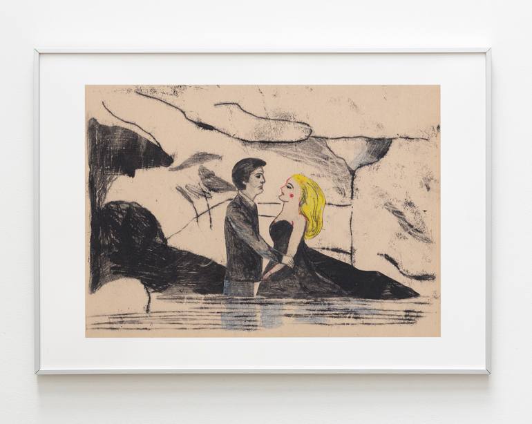Original Illustration Cinema Painting by Hanieh Ghashghaei