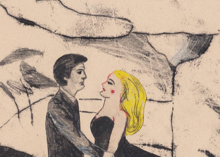 Original Illustration Cinema Painting by Hanieh Ghashghaei