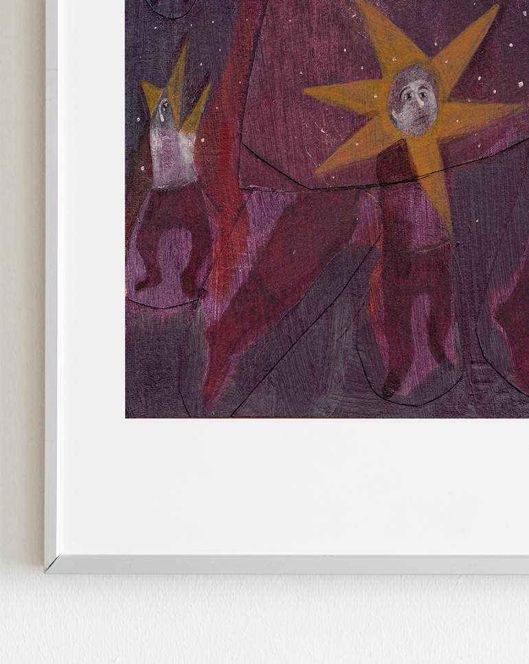 Original Surrealism Fantasy Painting by Hanieh Ghashghaei