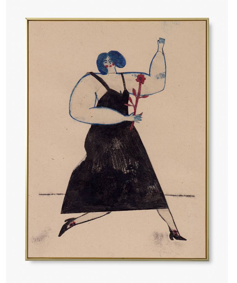 Original Illustration Women Painting by Hanieh Ghashghaei