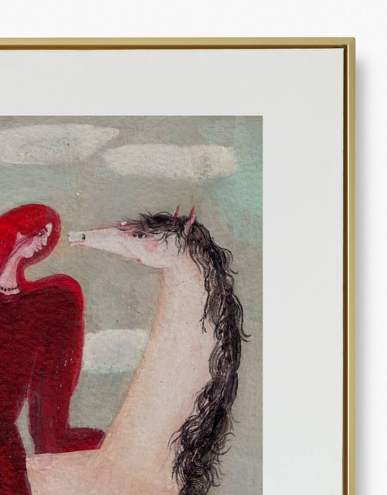Original Illustration Women Painting by Hanieh Ghashghaei