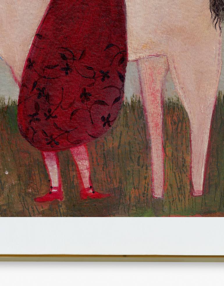 Original Illustration Women Painting by Hanieh Ghashghaei