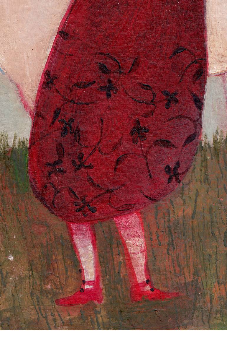 Original Illustration Women Painting by Hanieh Ghashghaei