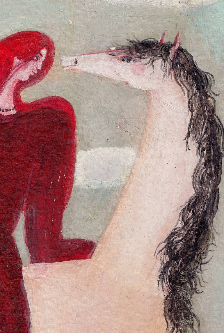 Original Illustration Women Painting by Hanieh Ghashghaei