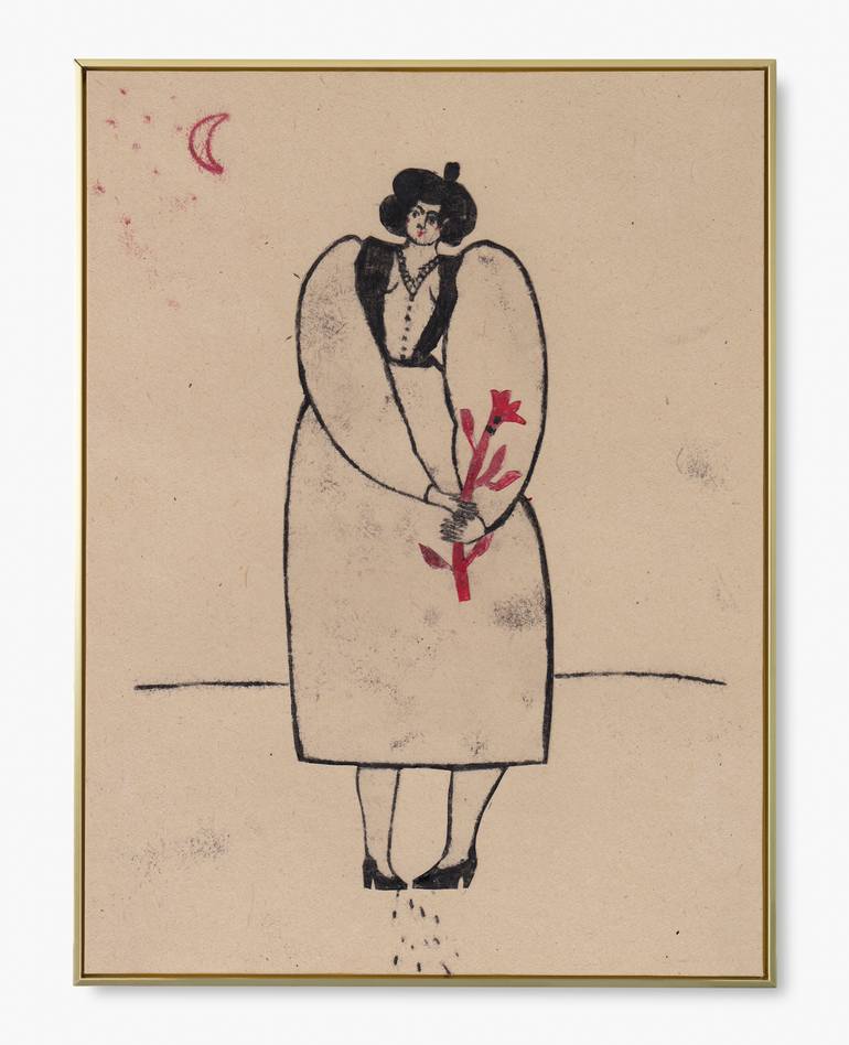 Original Illustration Love Painting by Hanieh Ghashghaei