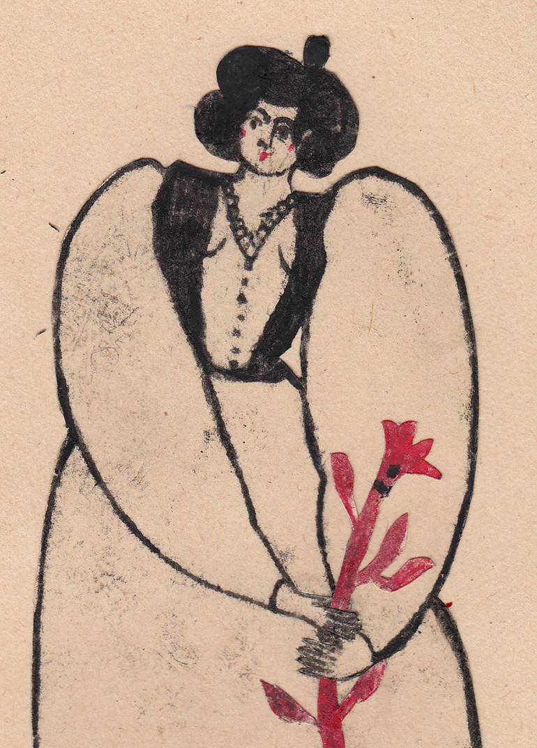 Original Illustration Love Painting by Hanieh Ghashghaei