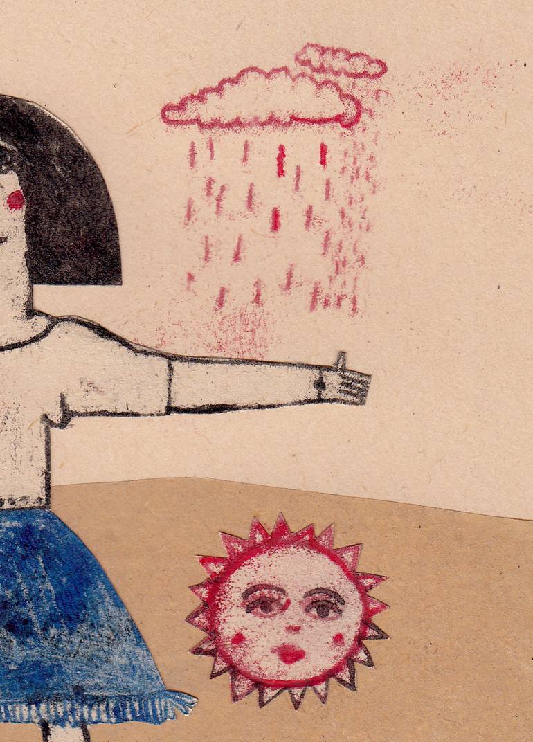 Original Expressionism People Painting by Hanieh Ghashghaei