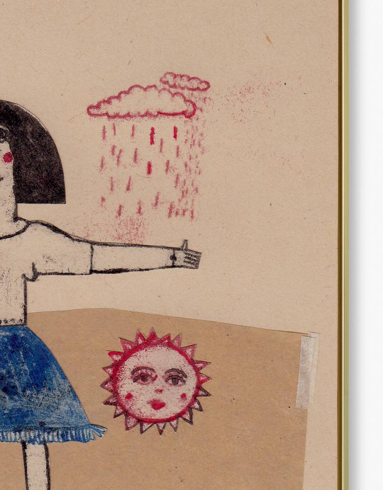 Original Expressionism People Painting by Hanieh Ghashghaei