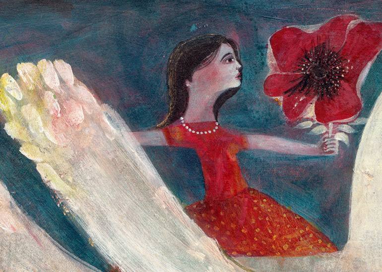 Original Illustration Travel Painting by Hanieh Ghashghaei