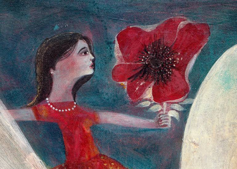 Original Illustration Travel Painting by Hanieh Ghashghaei