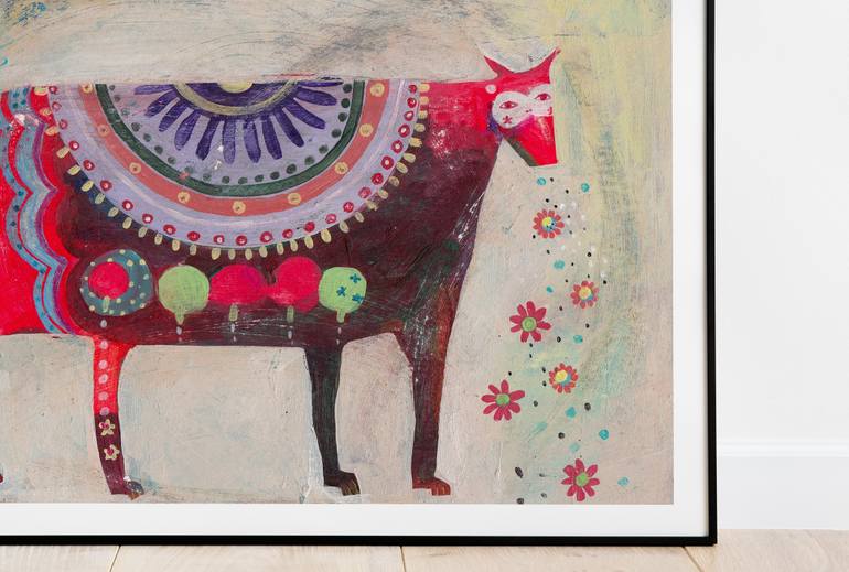 Original Illustration Animal Painting by Hanieh Ghashghaei