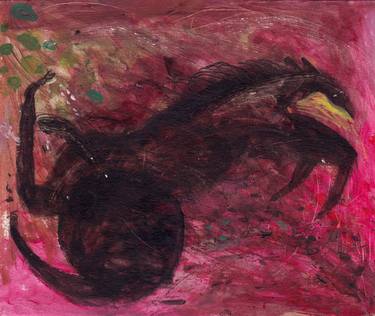 Original Illustration Horse Paintings by Hanieh Ghashghaei
