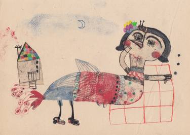 Original Illustration Animal Paintings by Hanieh Ghashghaei