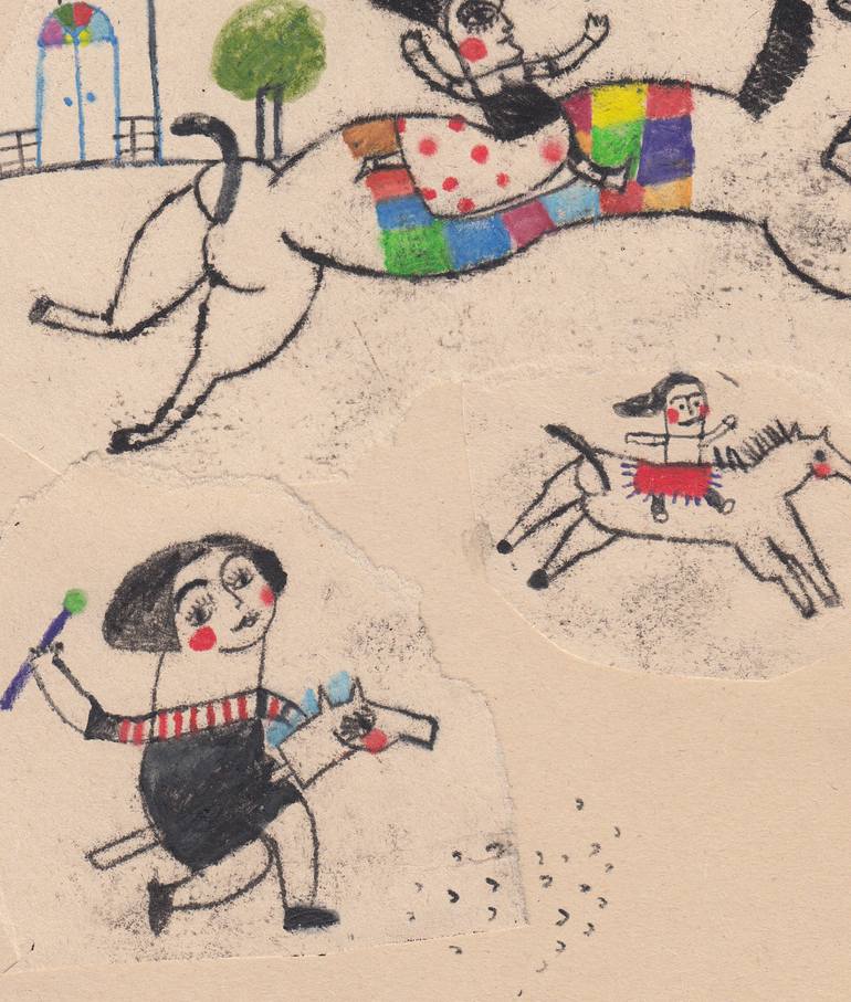 Original Illustration Comics Painting by Hanieh Ghashghaei