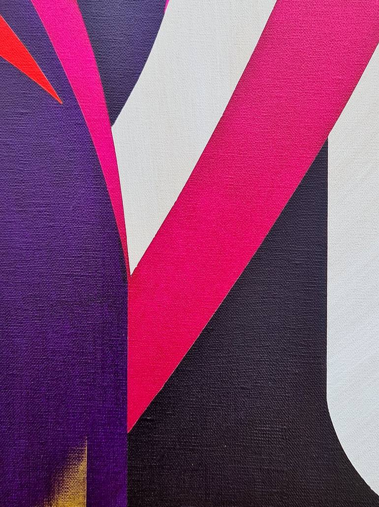 Original Abstract Painting by françois miquel