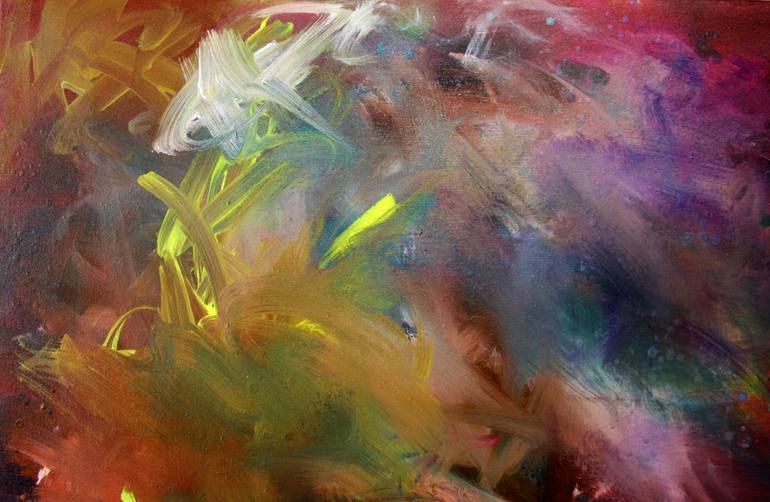 Original Abstract Expressionism Abstract Painting by Lucas Eberhardt