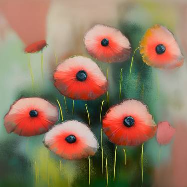 Print of Fine Art Floral Digital by Kateryna Oliinyk