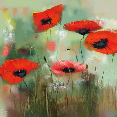 Print of Fine Art Floral Digital by Kateryna Oliinyk