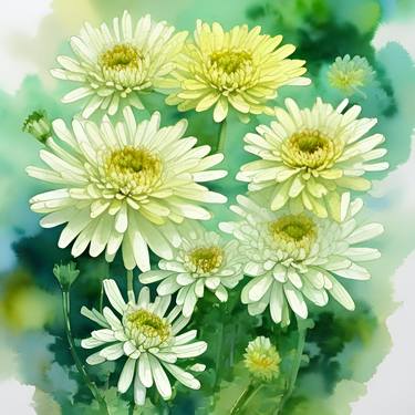 Print of Fine Art Floral Digital by Kateryna Oliinyk