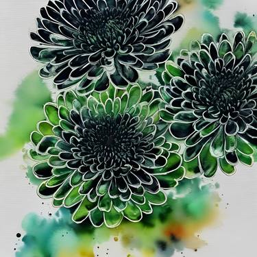 Print of Fine Art Floral Digital by Kateryna Oliinyk