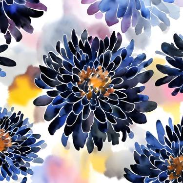 Print of Fine Art Floral Digital by Kateryna Oliinyk