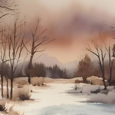 Print of Fine Art Landscape Digital by Kateryna Oliinyk