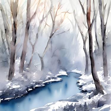 Print of Fine Art Landscape Digital by Kateryna Oliinyk