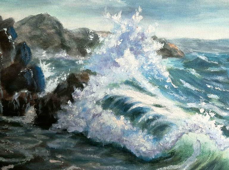 Original Realism Seascape Painting by Elena Vyatkina