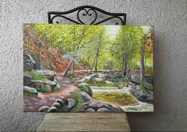 Original Landscape Painting by Elena Vyatkina