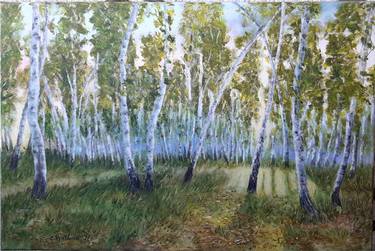 Original Impressionism Landscape Paintings by Elena Vyatkina