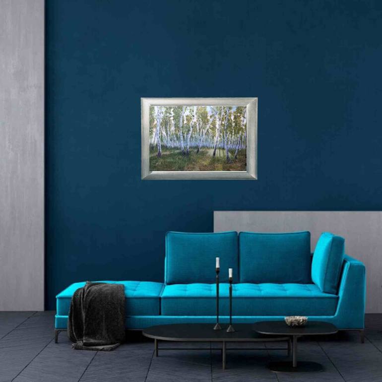 Original Impressionism Landscape Painting by Elena Vyatkina