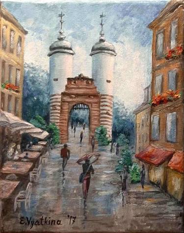 Original Cities Paintings by Elena Vyatkina