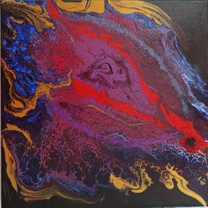 Collection abstract paintings
