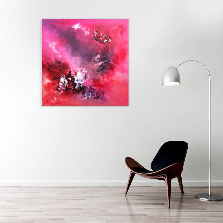 Original Abstract Expressionism Abstract Painting by Paresh Nrshinga Frsa