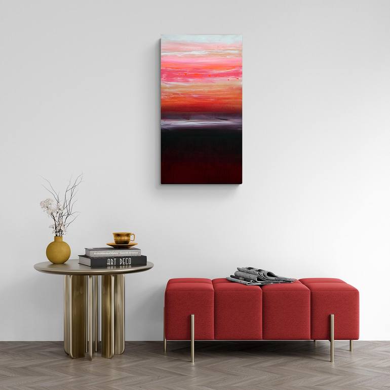 Original Abstract Expressionism Abstract Painting by Paresh Nrshinga Frsa