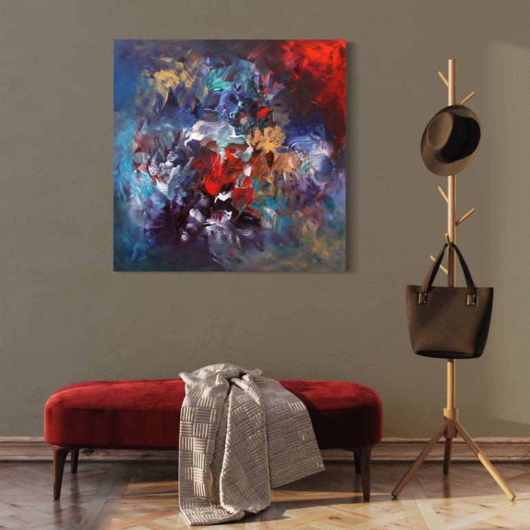 Original Abstract Painting by Paresh Nrshinga