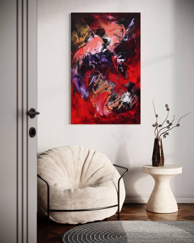 Original Abstract Painting by Paresh Nrshinga