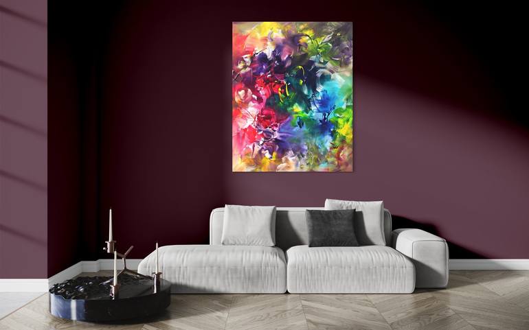 Original Contemporary Abstract Painting by Paresh Nrshinga