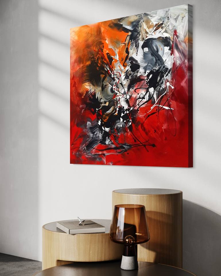 Original Abstract Painting by Paresh Nrshinga