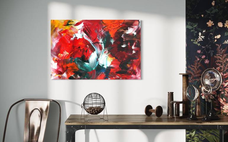 Original Abstract Painting by Paresh Nrshinga