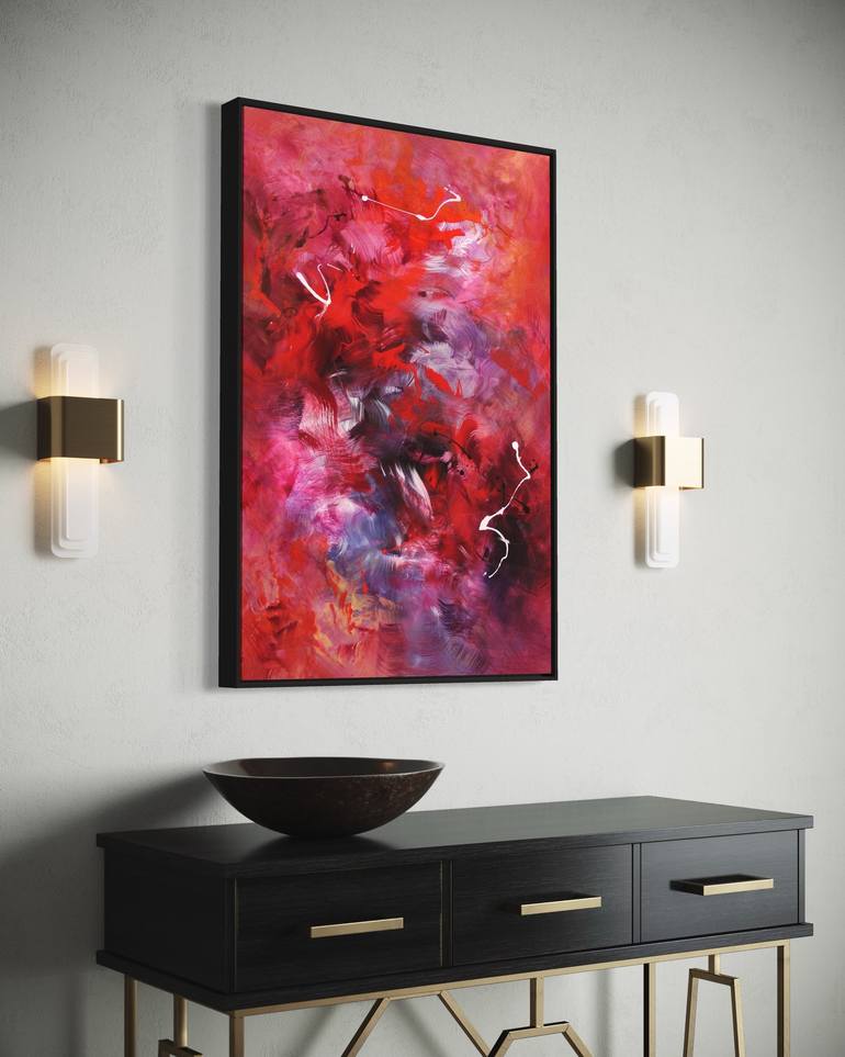 Original Abstract Painting by Paresh Nrshinga