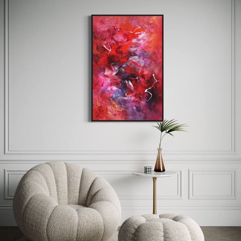 Original Abstract Painting by Paresh Nrshinga