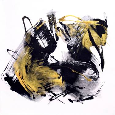 Original Abstract Expressionism Abstract Paintings by Paresh Nrshinga Frsa