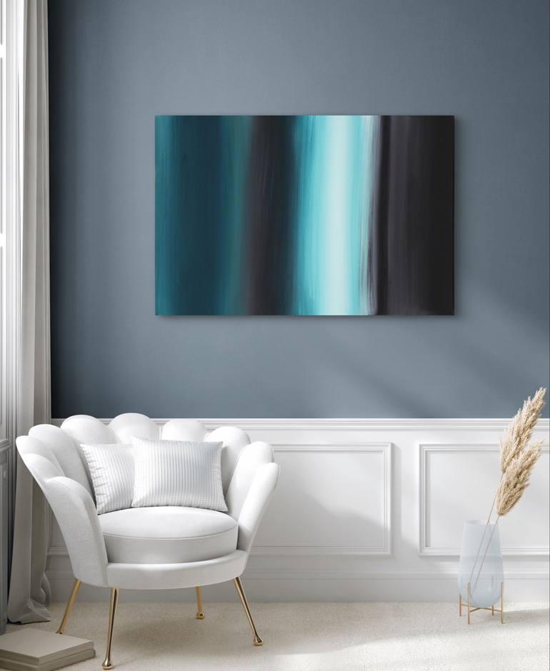 Original Abstract Expressionism Abstract Painting by Paresh Nrshinga Frsa