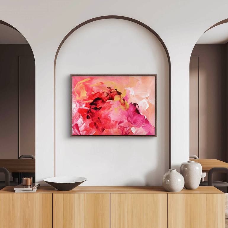 Original Abstract Expressionism Abstract Painting by Paresh Nrshinga Frsa