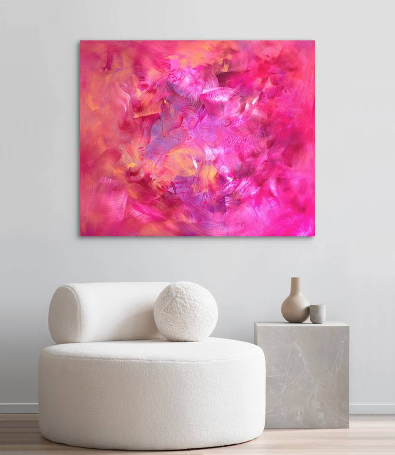 Original Abstract Expressionism Abstract Painting by Paresh Nrshinga Frsa