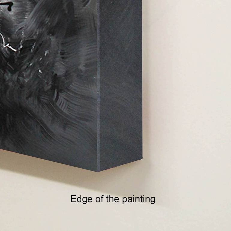 Original Abstract Expressionism Abstract Painting by Paresh Nrshinga Frsa